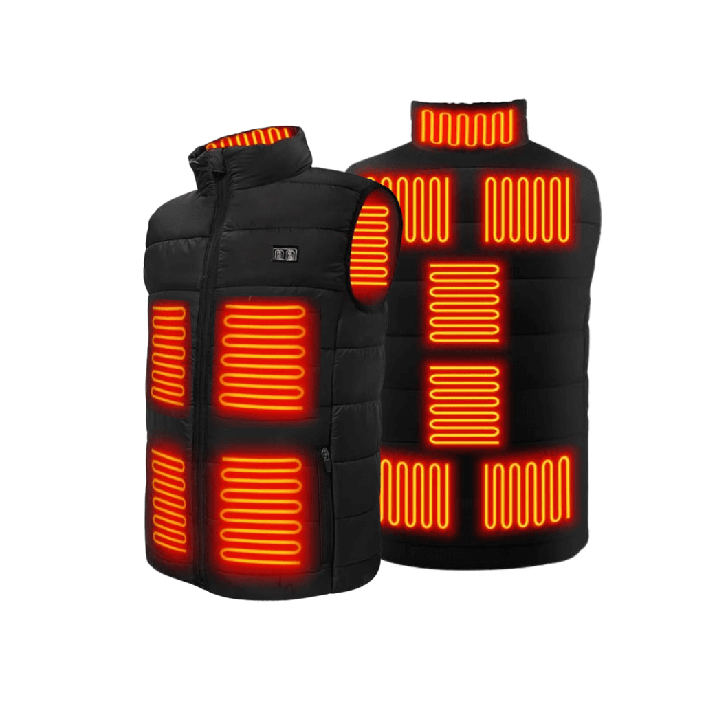 Alpenwarm HeatVest Pro - Heated Vest with 9 Heating Zones, USB Powered
