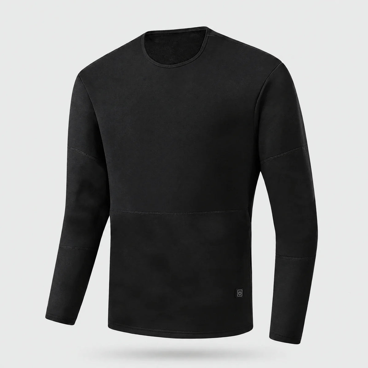 Alpenwarm heated base layer top for men in black