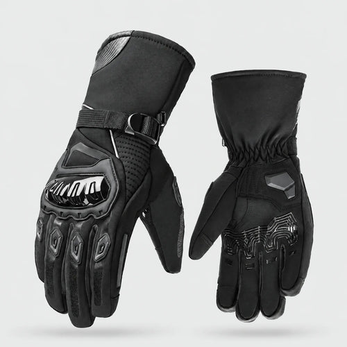 Alpenwarm winter motorcycle gloves in black