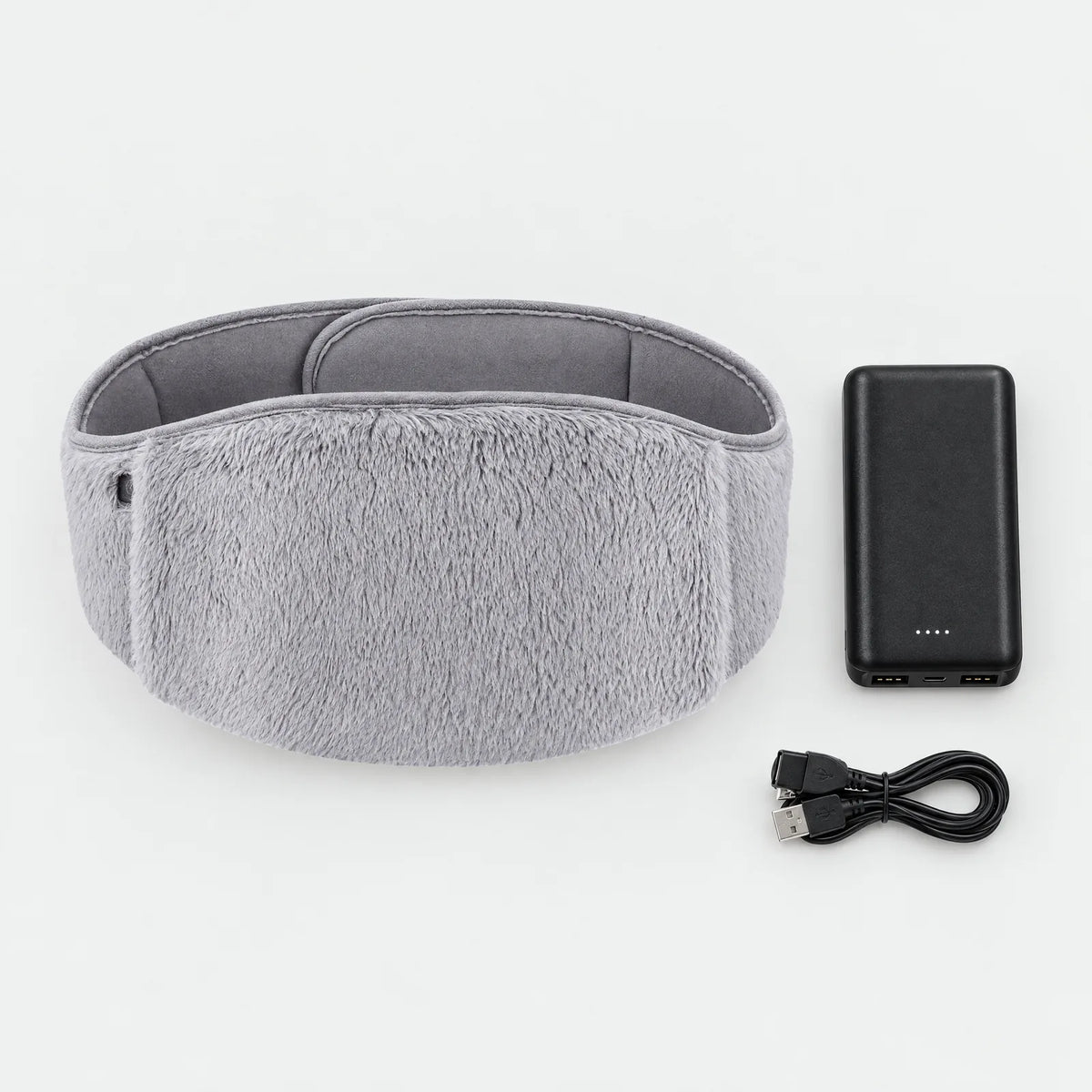 In the box: heated waist belt, 5,000 mAh power bank and USB extension cable